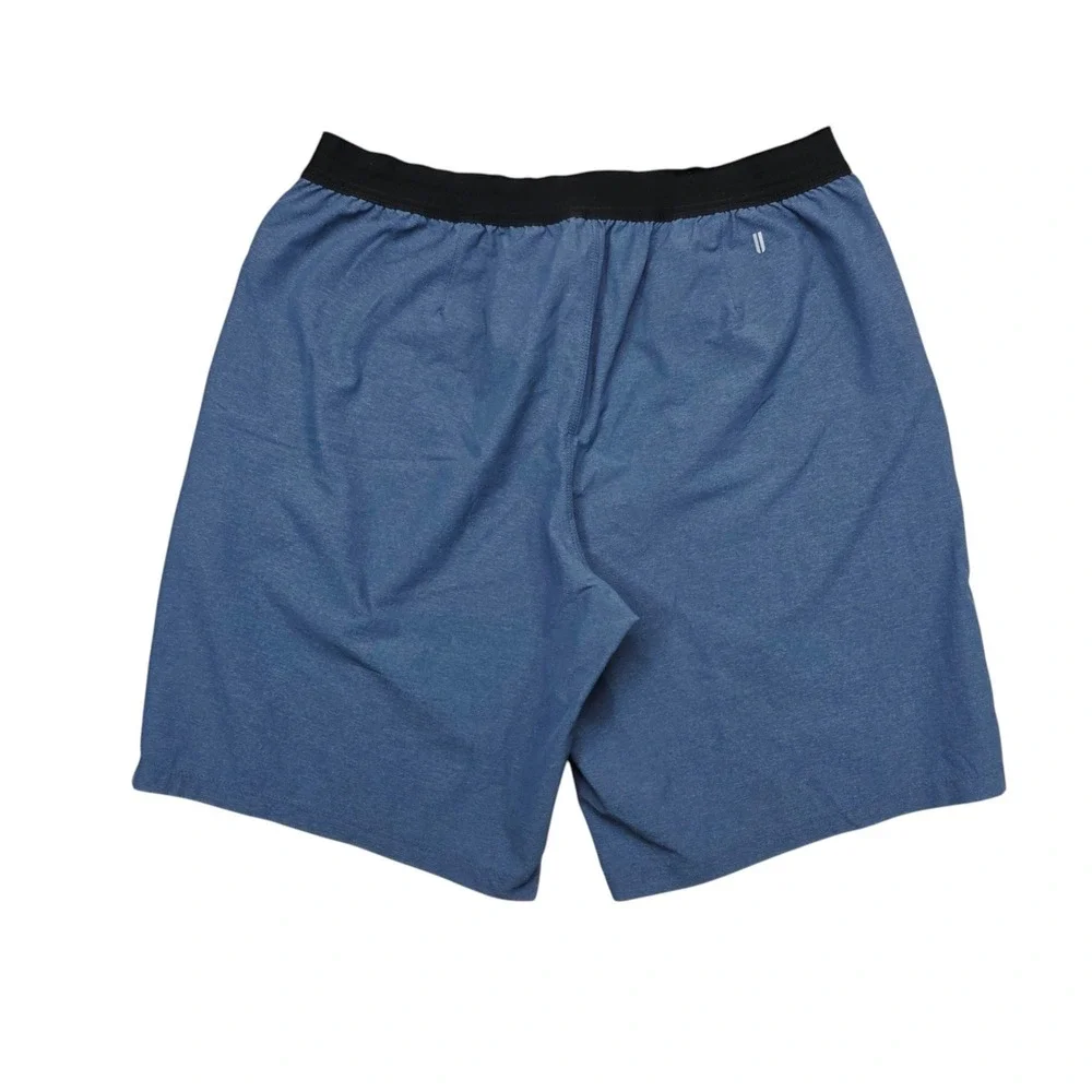 NOBULL Mens Lightweight Training Shorts Blue Heathered Size L Workout Gym